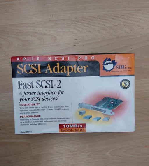 Buy & Sell Wolverhampton West Midlands - Photos for TC SIIG FAST SCSI PRO SCSI ADAPTER FAST SCSI-