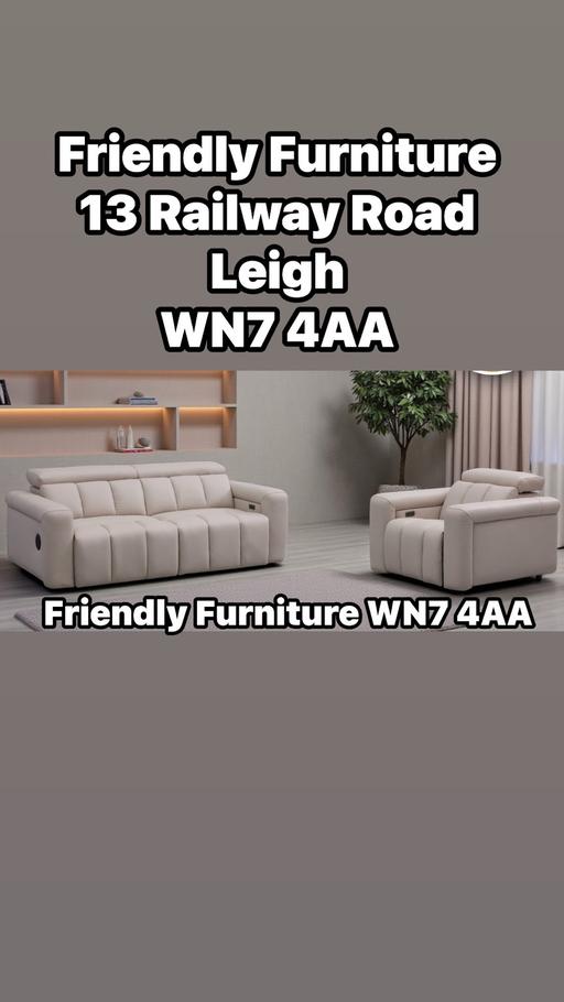 Buy & Sell Leigh Wigan - Photos for Power slider recliner genuine leather sofas