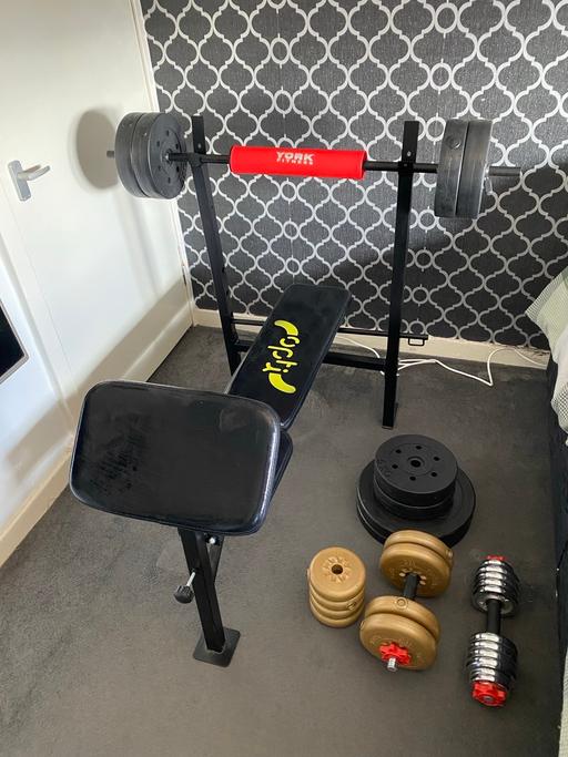 Buy & Sell Kilsyth North Lanarkshire - Photos for Weight bench with accessories and weights