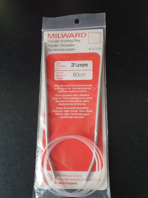 courses Lower Gornal Dudley - Photos for milward circular knitting pins 3 1/4 mm NEW