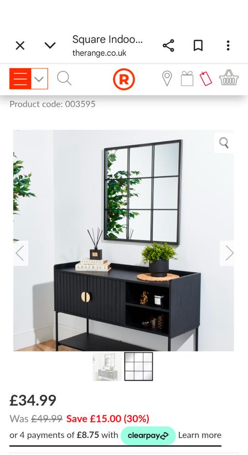 Buy & Sell Wavertree Liverpool - Photos for Indoor outdoor mirror, metal frame