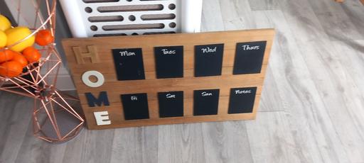 Buy & Sell Bassaleg Newport - Wales - Photos for Wooden Weekly Chalkboard Organiser.