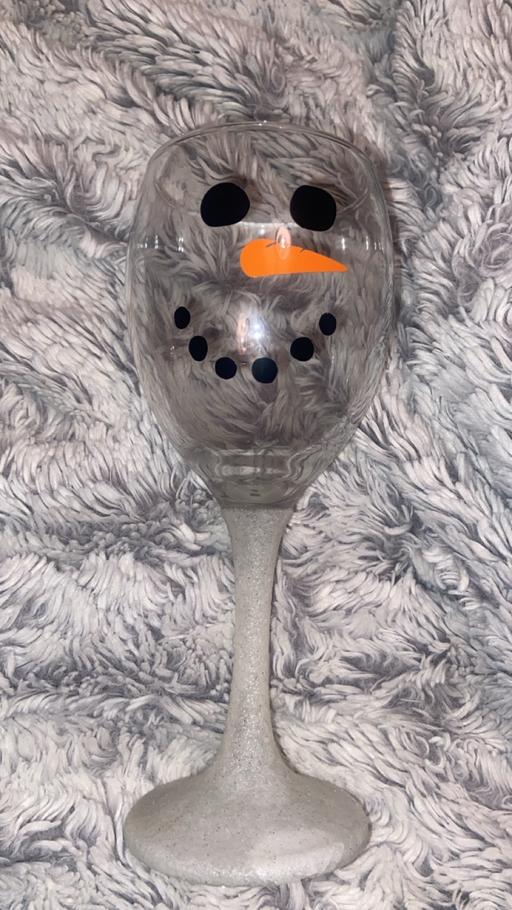 Buy & Sell Stow Heath Wolverhampton - Photos for Snowman wine glass