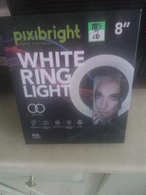 Buy & Sell Streetly Walsall - Photos for BRAND NEW PIXIBRIGHT WHITE RING LIGHT