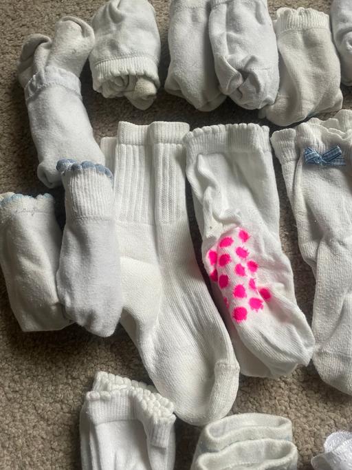 Buy & Sell Ynysddu Caerphilly - Wales - Photos for Girls white sock bundle, 30 pairs 9 to 12