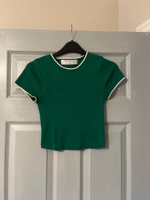 Buy & Sell Conisbrough Doncaster - Photos for Small ladies crop top tshirt green