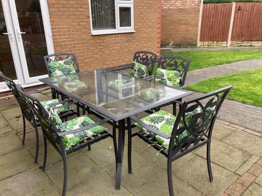 Buy & Sell Exhall Nuneaton and Bedworth - Photos for Garden table & six chairs
