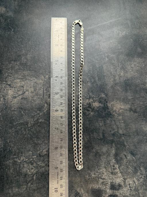 Buy & Sell Four Oaks Birmingham - Photos for Silver 18 inch curb chain necklace