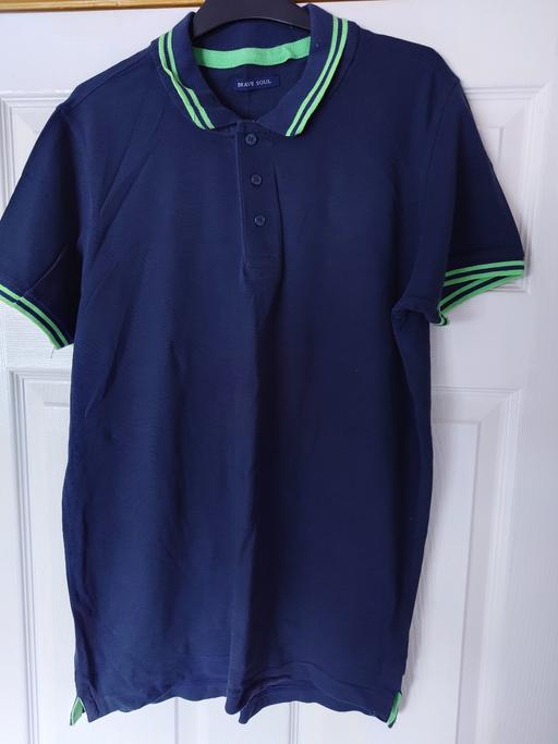 Buy & Sell Woodthorpe Charnwood - Photos for Mens navy brave soul polo top size L