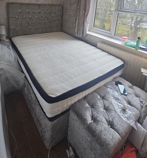 Buy & Sell Kings Heath Birmingham - Photos for double divan bed with headboard