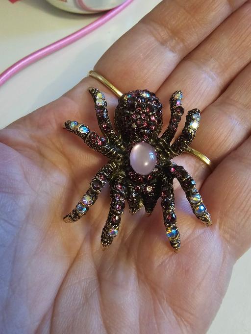 Buy & Sell Pilsley North East Derbyshire - Photos for lovely amethyst colour spider brooch