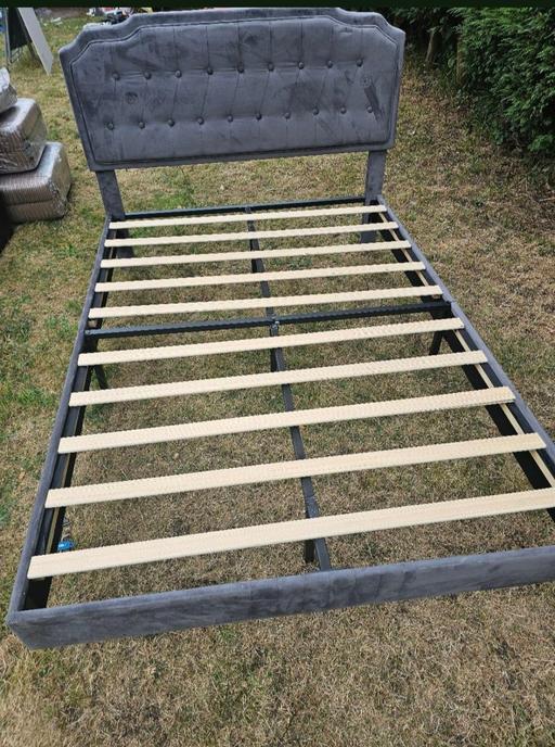 Buy & Sell Darlaston Walsall - Photos for Grey Bedframe & Headboard