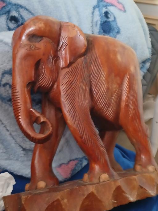 Buy & Sell Netherton Dudley - Photos for big heavy wooden elephant