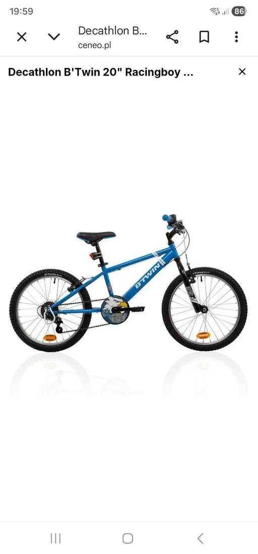 Buy & Sell Northampton West Northamptonshire - Photos for Btwin Racing Boy 320 blue 20 in wheels