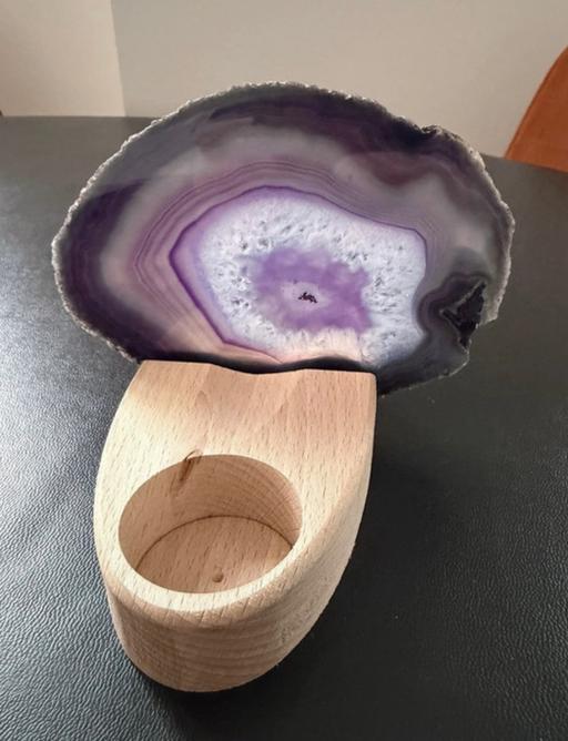 Buy & Sell Wembley Brent - Photos for Natural amethyst slice candle holder