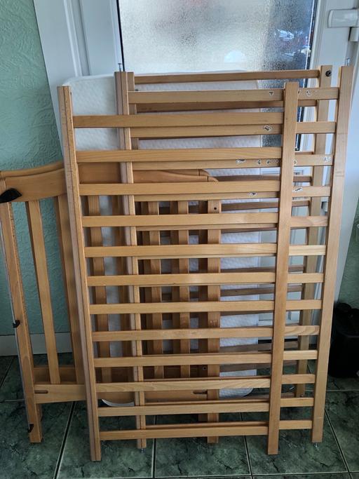 Buy & Sell Erdington Birmingham - Photos for Wooden cot with mattress
