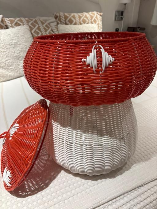 Buy & Sell Great Harrowden North Northamptonshire - Photos for Wicker laundry mushroom basket