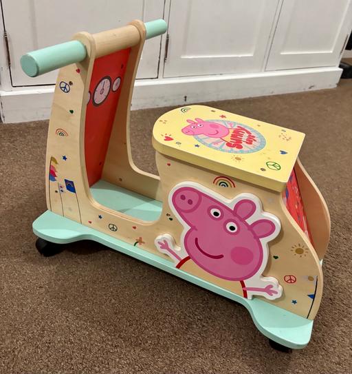 Buy & Sell Great Harrowden North Northamptonshire - Photos for Toddler Wooden pepper pig push along 3yrsplus