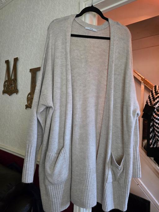 Buy & Sell Pensnett Dudley - Photos for GEORGE LONG LINE BEIGE CARDIGAN SZ 20/22