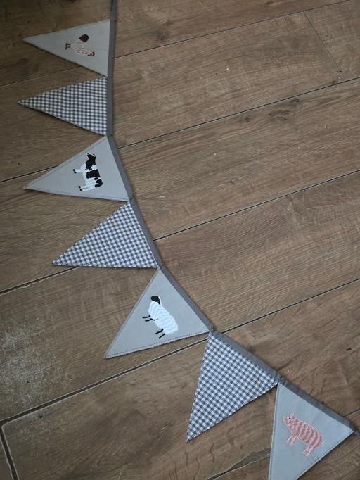 Buy & Sell Pensnett Dudley - Photos for GREY/WHITE FARMHOUSE BUNTING...44