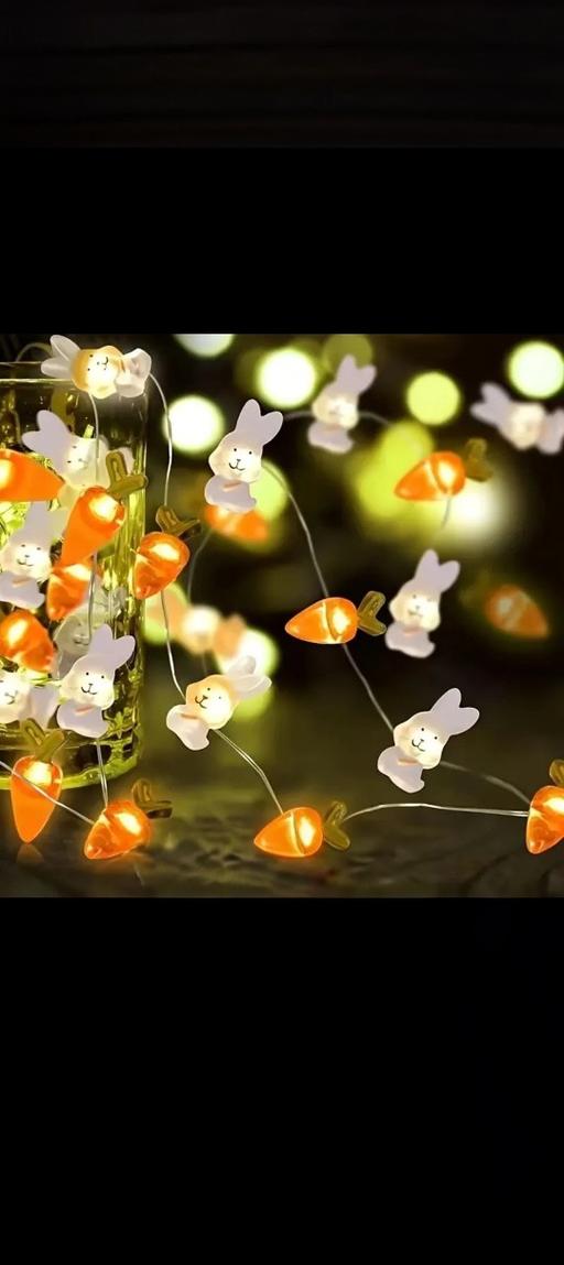 Buy & Sell Shoreham-by-Sea Adur - Photos for cute Easter bunny/carrot string lights