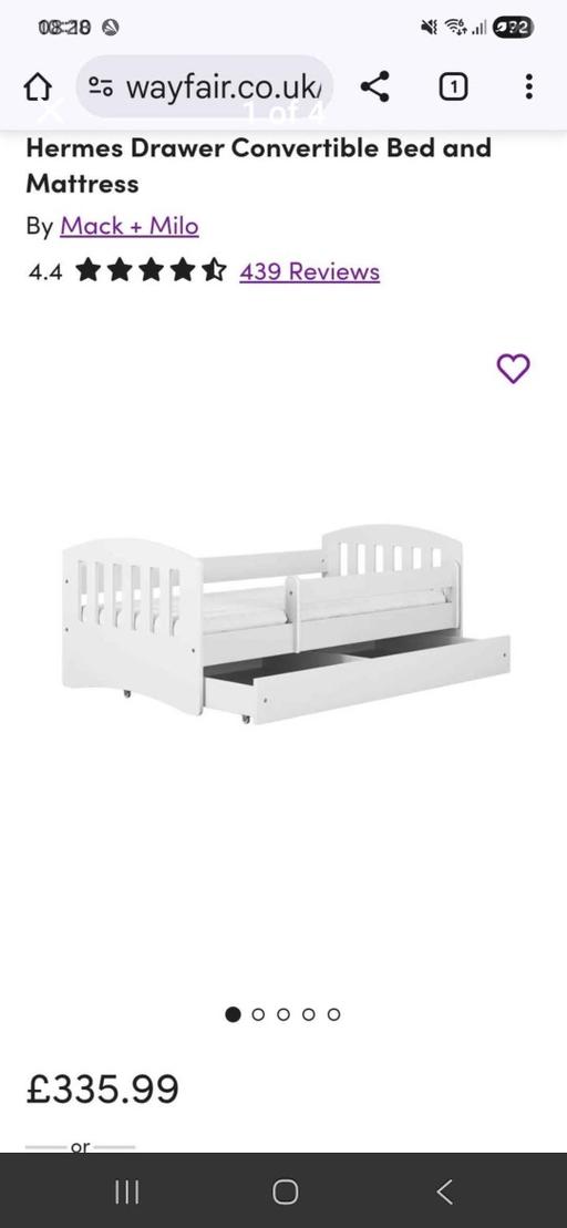 Buy & Sell Catherine-De-Barnes Solihull - Photos for Toddler bed with mattress, duvet, pillow