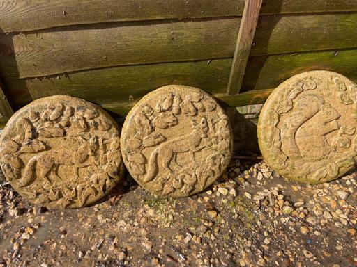 Buy & Sell Essington Wolverhampton - Photos for 3 stepping stones 2 with fox 1 squirrel