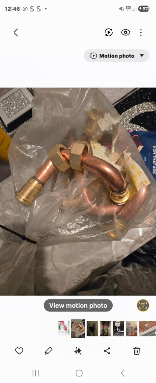 Buy & Sell Erdington Birmingham - Photos for pipe for Worcester boiler