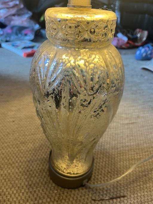 Buy & Sell Wednesfield Wolverhampton - Photos for lamp cream shade silver base