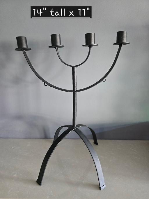 Buy & Sell Oldbury Sandwell - Photos for Black heavy, foldable candle stick