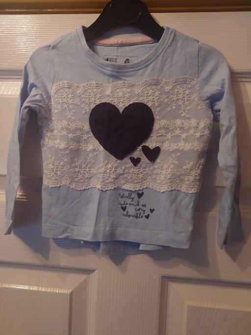 Buy & Sell Woodthorpe Charnwood - Photos for Baby girls blue long sleeve top size 9-12M