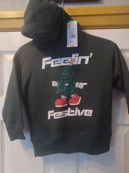 Buy & Sell Woodthorpe Charnwood - Photos for Boys green Christmas hoody size 5-6 years