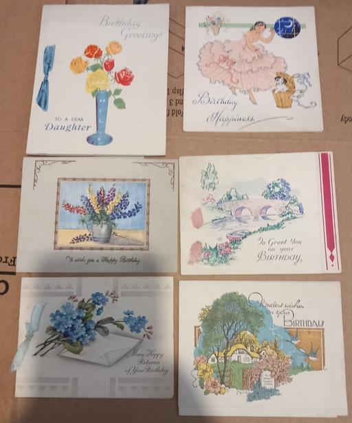 Buy & Sell Thatto Heath Saint Helens - Photos for 06 antique 1940s birthday cards