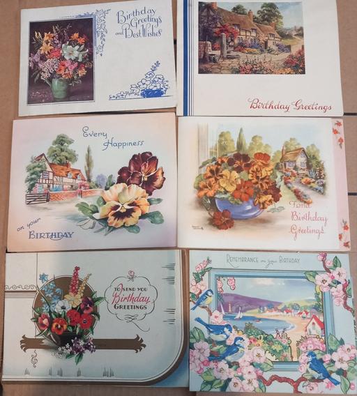 Buy & Sell Thatto Heath Saint Helens - Photos for 06 mixed antique family greetings cards