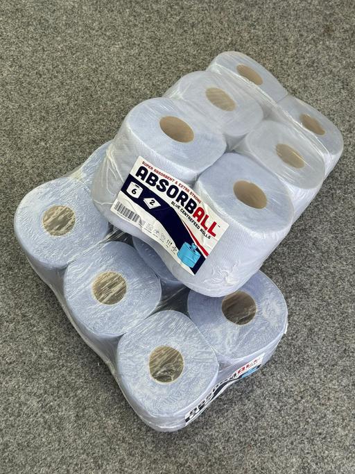 Buy & Sell Yardley Birmingham - Photos for 12 Blue Centrefeed Paper Rolls