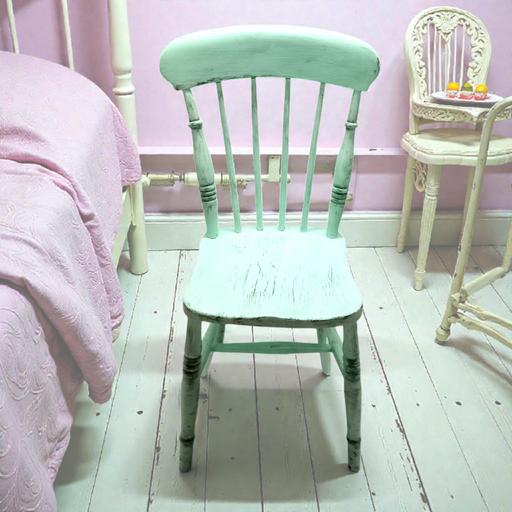 Buy & Sell Lancing Adur - Photos for Mint Green Rustic Distressed Chair