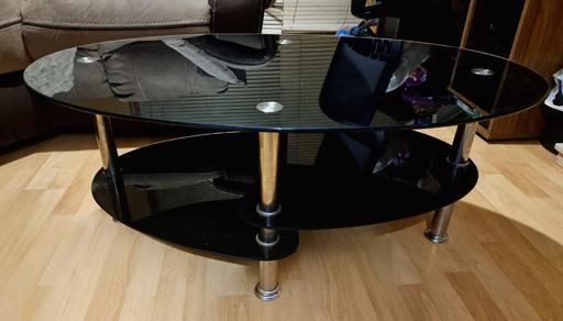 Buy & Sell Shard End Birmingham - Photos for Black Glass Coffee Table in Good Condition