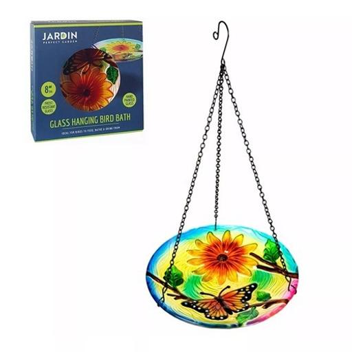 Buy & Sell Castle Vale Birmingham - Photos for Jardin Butterfly Glass Hanging Bird Bath
