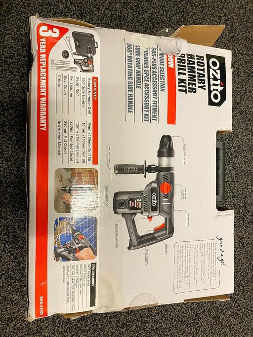 Buy & Sell Nelson Pendle - Photos for Ozito 900W SDS+ Rotary Hammer Drill Kit