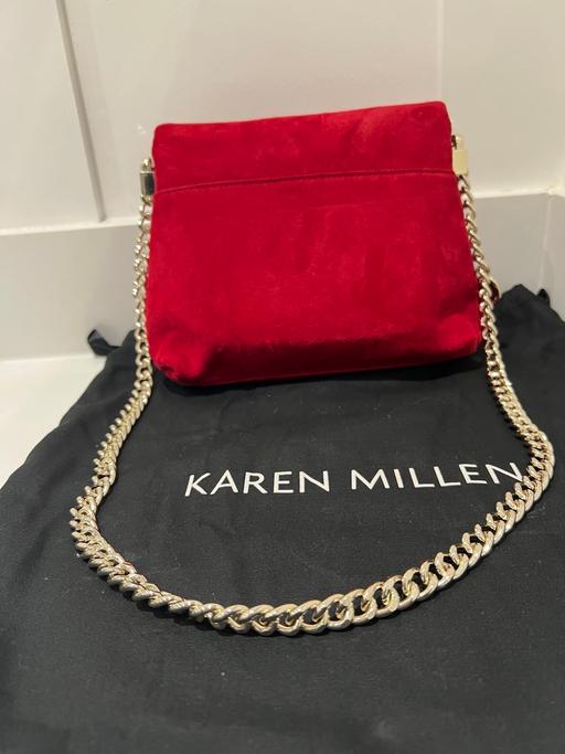 Buy & Sell Aylestone Leicester - Photos for Karen Millen Suede fold over clutch