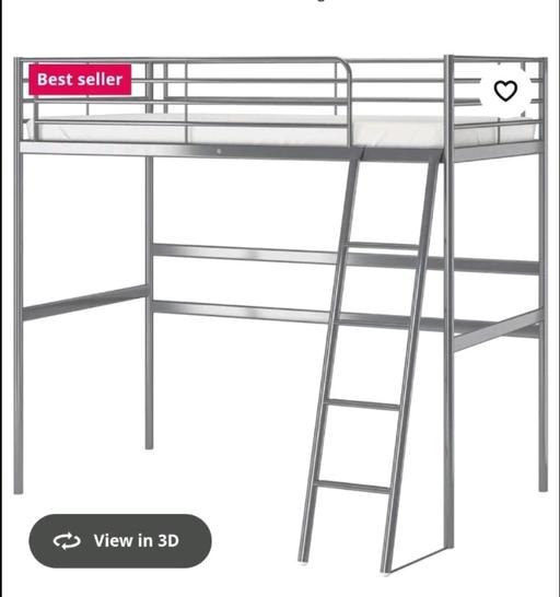 Buy & Sell Wrockwardine Wood Telford and Wrekin - Photos for ikea svarta loft bed with mattress.