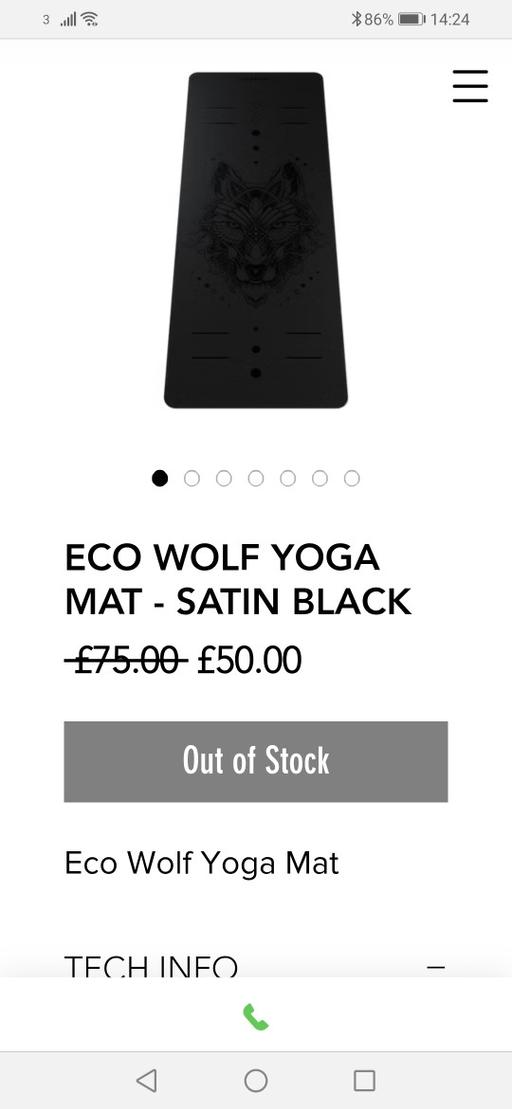 Buy & Sell Moseley Village Wolverhampton - Photos for New Luna Wolf yoga/therapy mat RRP £50