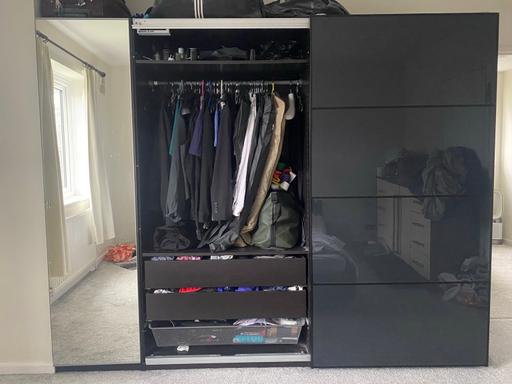 Buy & Sell Weoley Castle Birmingham - Photos for IKEA pax wardrobe with single mirror wardrobe