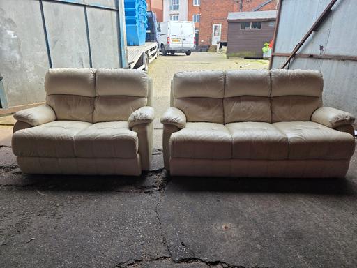 Buy & Sell Corporation Street Birmingham - Photos for scs cream 3x2 leather sofas