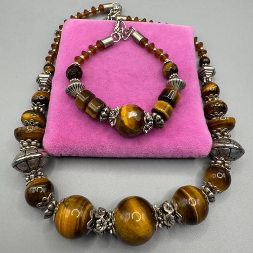 Buy & Sell Tyseley Birmingham - Photos for Stunning Tigers Eye Necklace & Bracelet