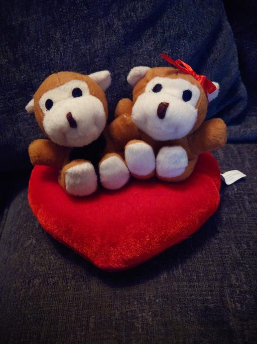 Buy & Sell Loughborough Charnwood - Photos for Monkey love heart soft toy