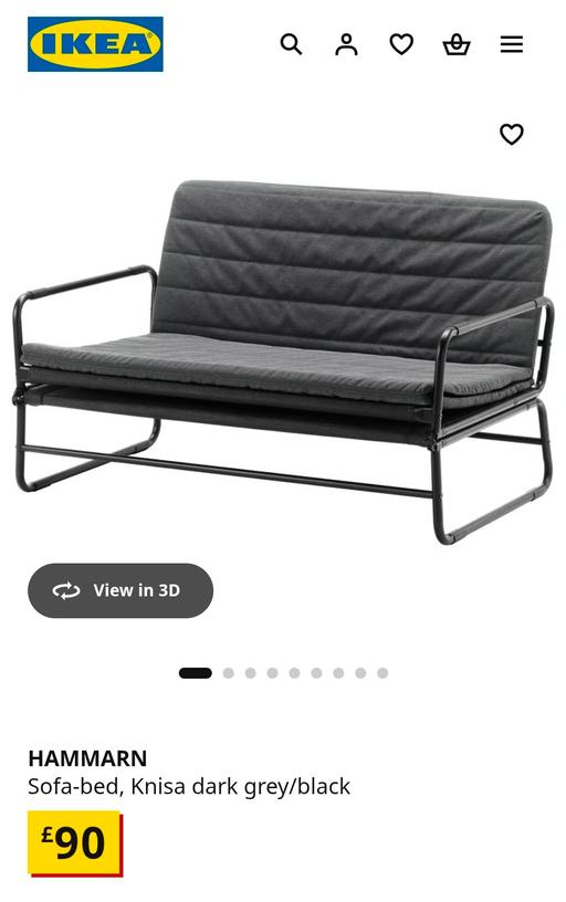 Buy & Sell Great Barr Birmingham - Photos for ikea hammarn sofa bed like new