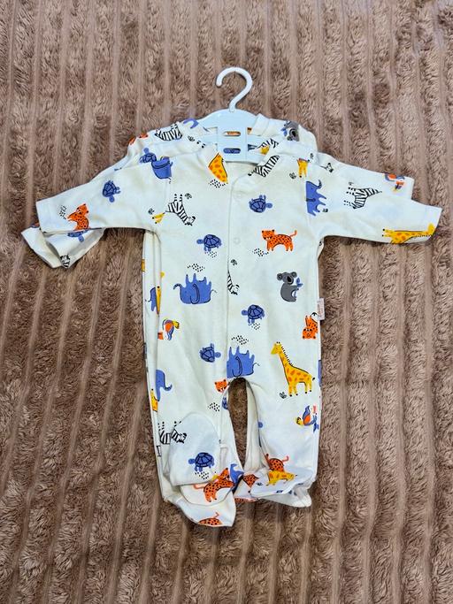 Buy & Sell - Photos for Baby Safari Animal Print Footed Sleepsuit