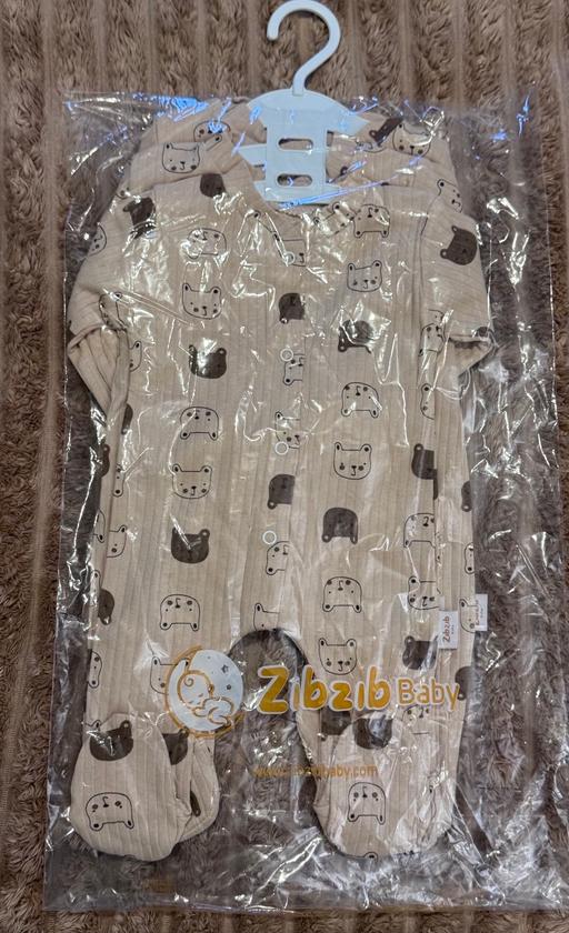 Buy & Sell - Photos for Baby Bear Print Footed Romper / Sleepsuit