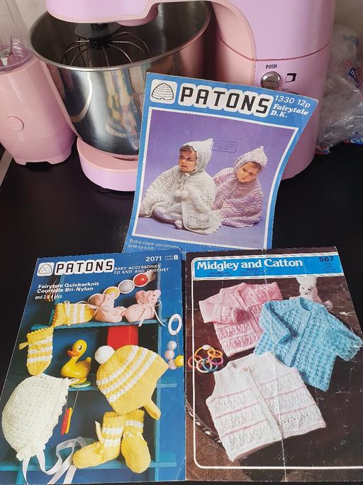 courses Upper Gornal Dudley - Photos for vintage knitting patterns x 3